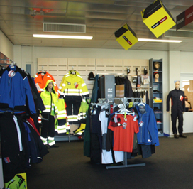 De showroom van Wiltec.