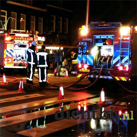 Brand bij Echte Bakker Harry Groot in Purmerend.