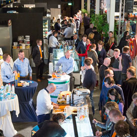 De vakwedstrijden trokken veel bekijks. Foto Bakeplus