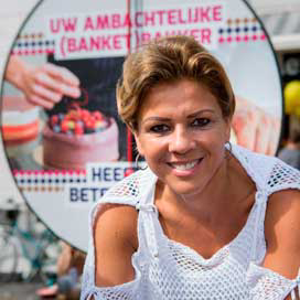 Leontien Zijlaard van Moorsel is het nieuwe gezicht van de ambachtelijke bakkerij. Foto's SAB