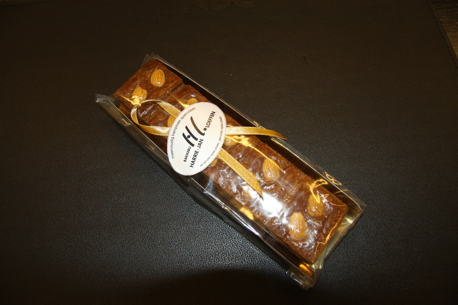 De gevulde speculaas van de Cuijkse bakker Harrie-Jan Loeffen werd beloond met een 9,1. Foto: Beko