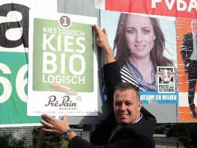 Verkoopleider Eric Weerkamp van Pré Pain kiest vandaag voor biologisch.