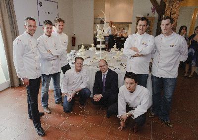 Het Nederlands Patisserie Team heeft zich ingezet voor 'de mooiste dag uit het leven' van Vicky Littlejohn.