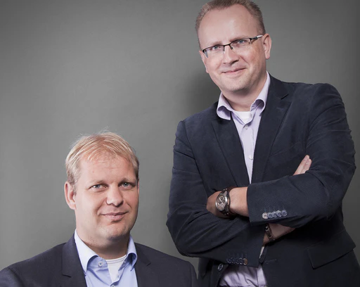 Peter Harmens (links) en Theo Vliek. Foto: RBK Group