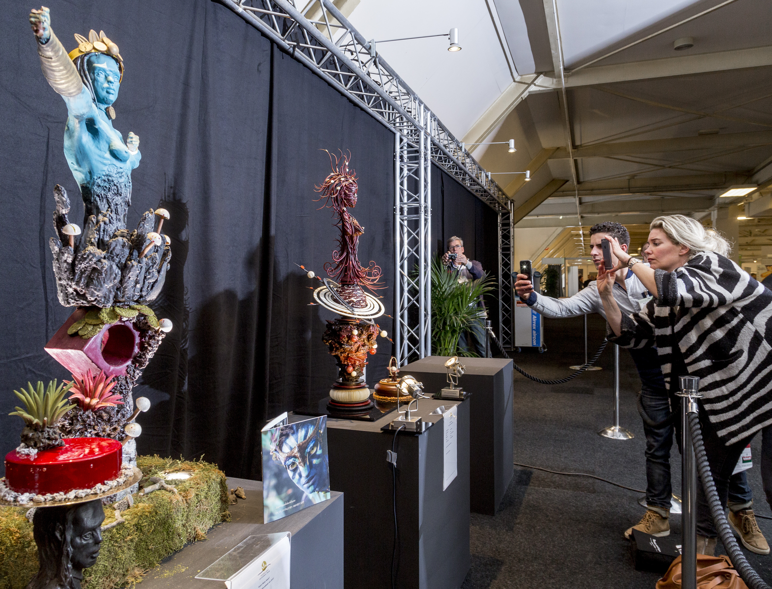 Ook het publiek mocht de showstukken beoordelen. Foto: Bart Nijs