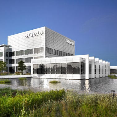 Het Miele Inspirience Center in Vianen is het toneel voor de algemene ledenvergadering van de NBOV. Foto: Miele