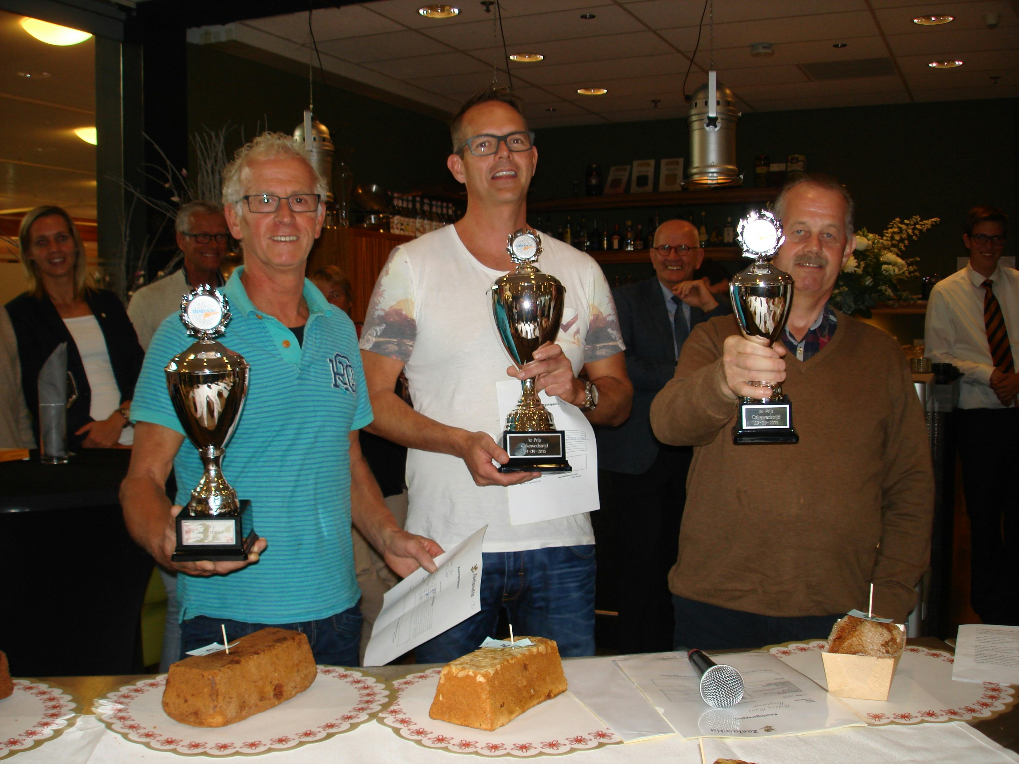 (v.l.n.r) Bakkerij Swart, Bakkerij Jan, Bakkerij Richard Brakenhoff. Foto: ROC Horizon College