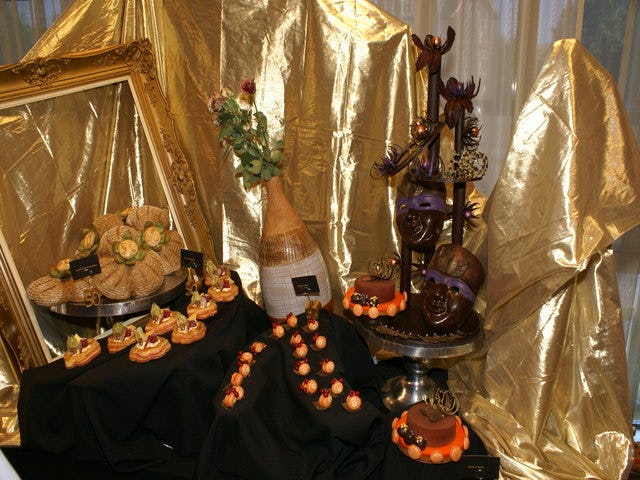 Een showtafel tijdens de jubileumwedstrijd in 2011. Foto: NBOV