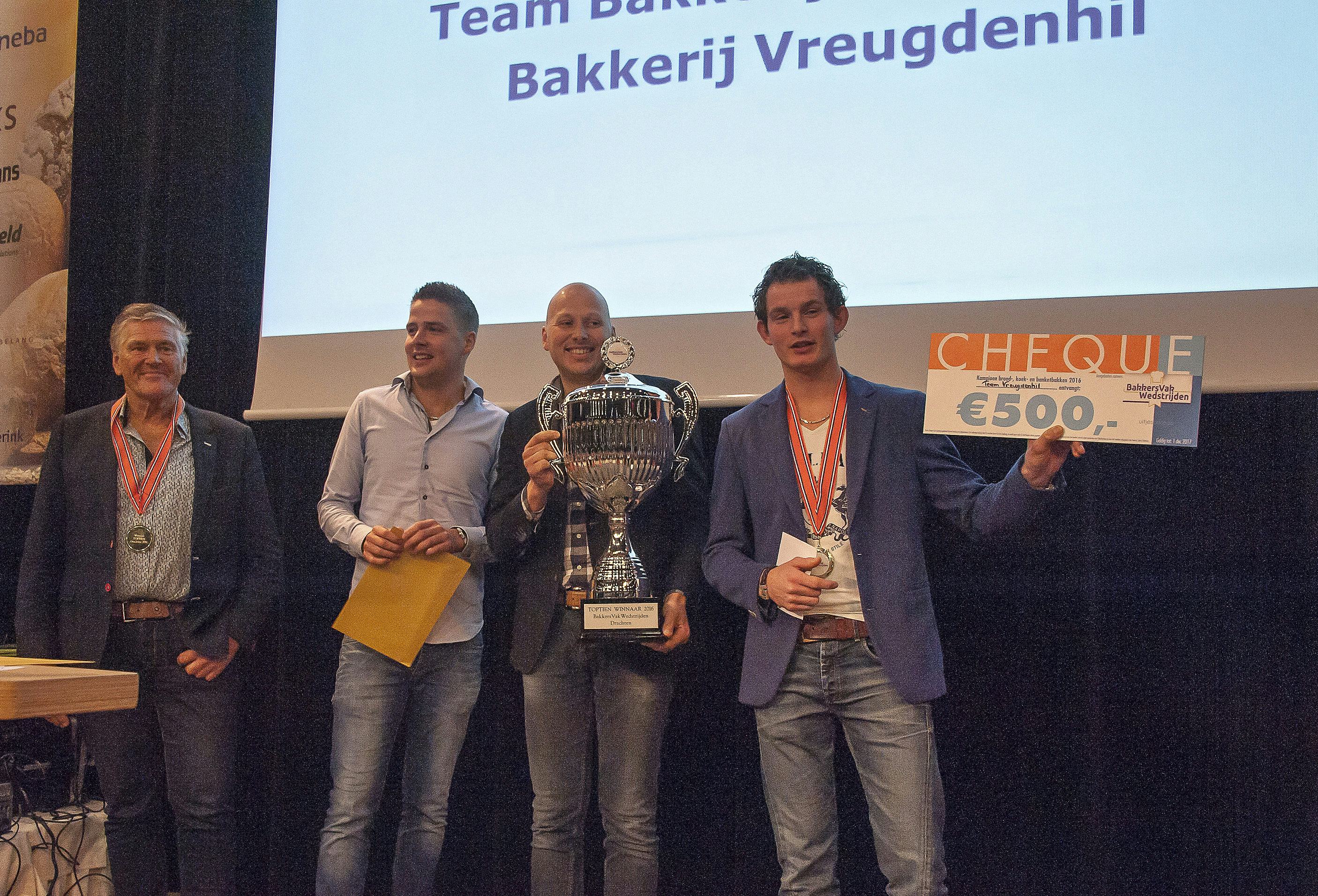 Het team van bakkerij Vreugdenhil is de kampioen van Nederland.
Foto's: Marten Sandburg