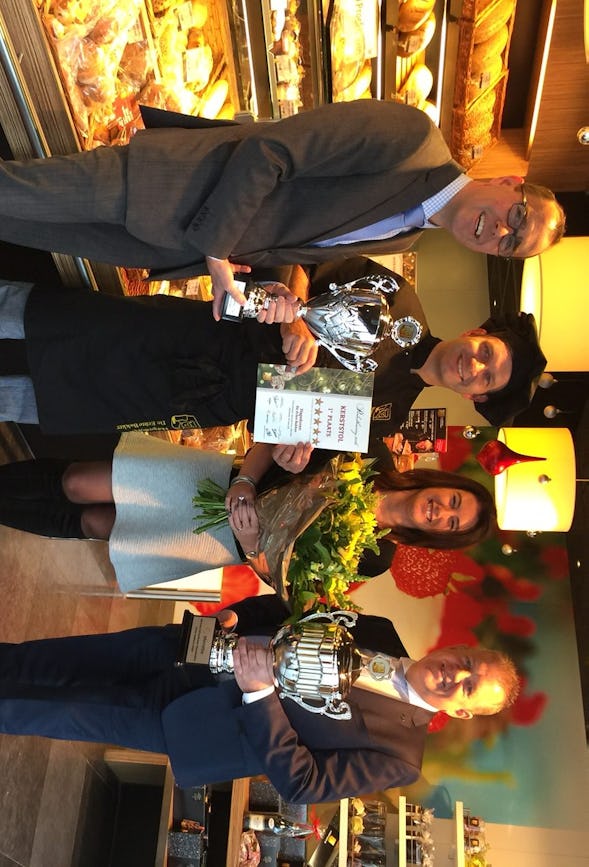 Peter Hagedoren wint de eerste prijs.