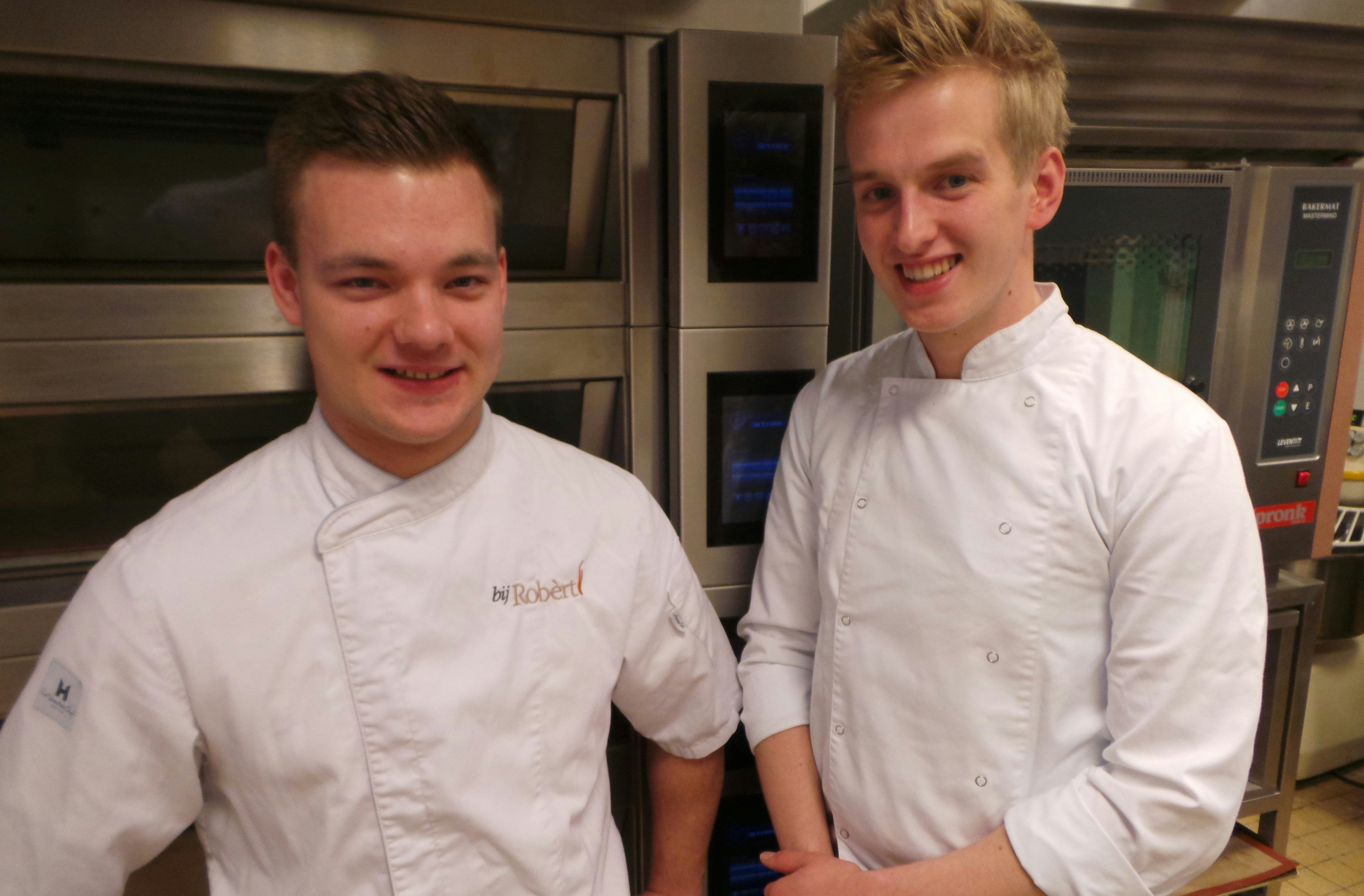 Gerrit Huckriede (links) en Maurits de Greef verdedigen de eer van Nederland op internationaal niveau.
Foto: St. Jeugdvakwedstrijden