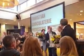 Het team van Christian Chocolaterie Patisserie in Oss werd verkozen tot Leerbedrijf van het Jaar 2017 Bakkerij