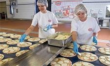 Productie bij Dr. Oetker in Duitsland. Foto: Dr. Oetker