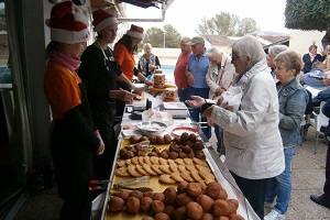 Oliebollenverkoop in Spanje.