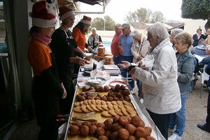 Oliebollenverkoop in Spanje.