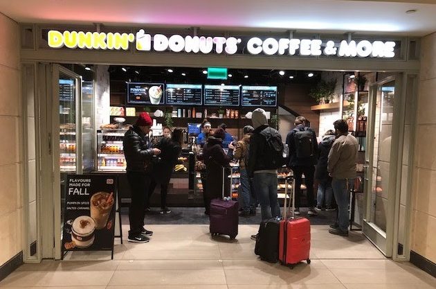 De eerste vestiging op een groot station. 