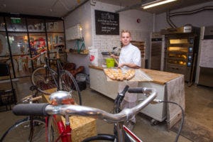 Archieffoto: Joris van Duijnhoven (27) in zijn bakkerij aan de Boschstraat in Breda. Foto's: Peter Roek