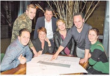 Het team Lamers: Dennie en Harm (boven), Melvin, Lizzy, Ilse, Bart en Albertine (vlnr).

Foto: FB