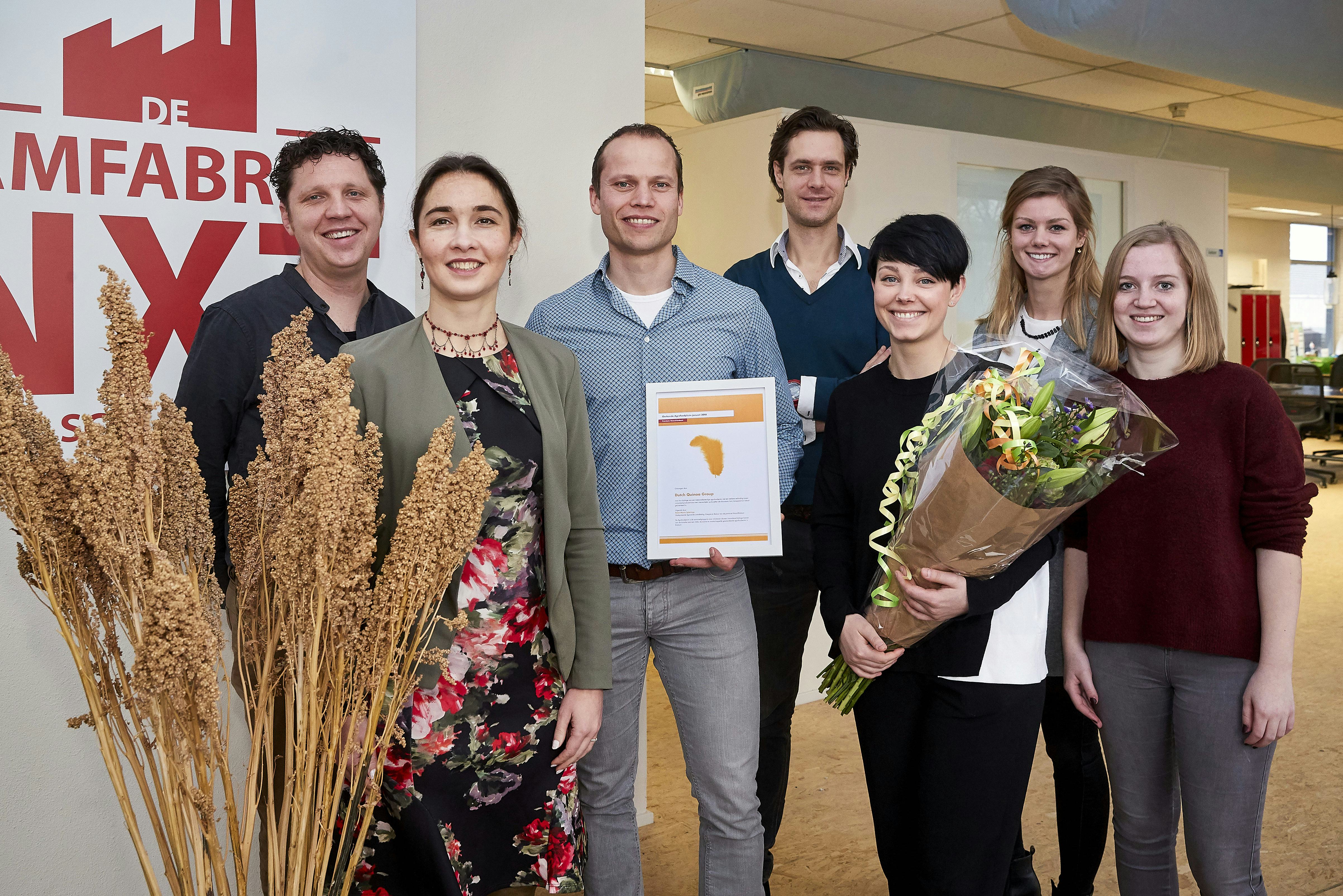 Uitreiking agrofoodpluim aan Rens Kuijten en zijn team
Foto : Wim Hollemans