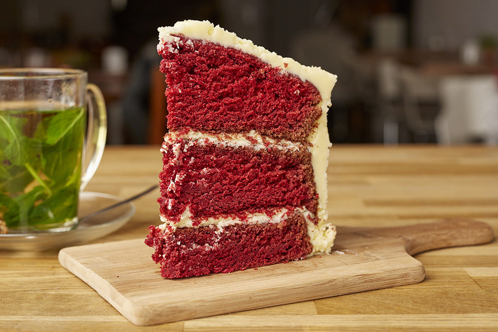 De Red Velvet Cake is  het populairst onder bestellers bij Uber Eats.

Foto: Uber Eats