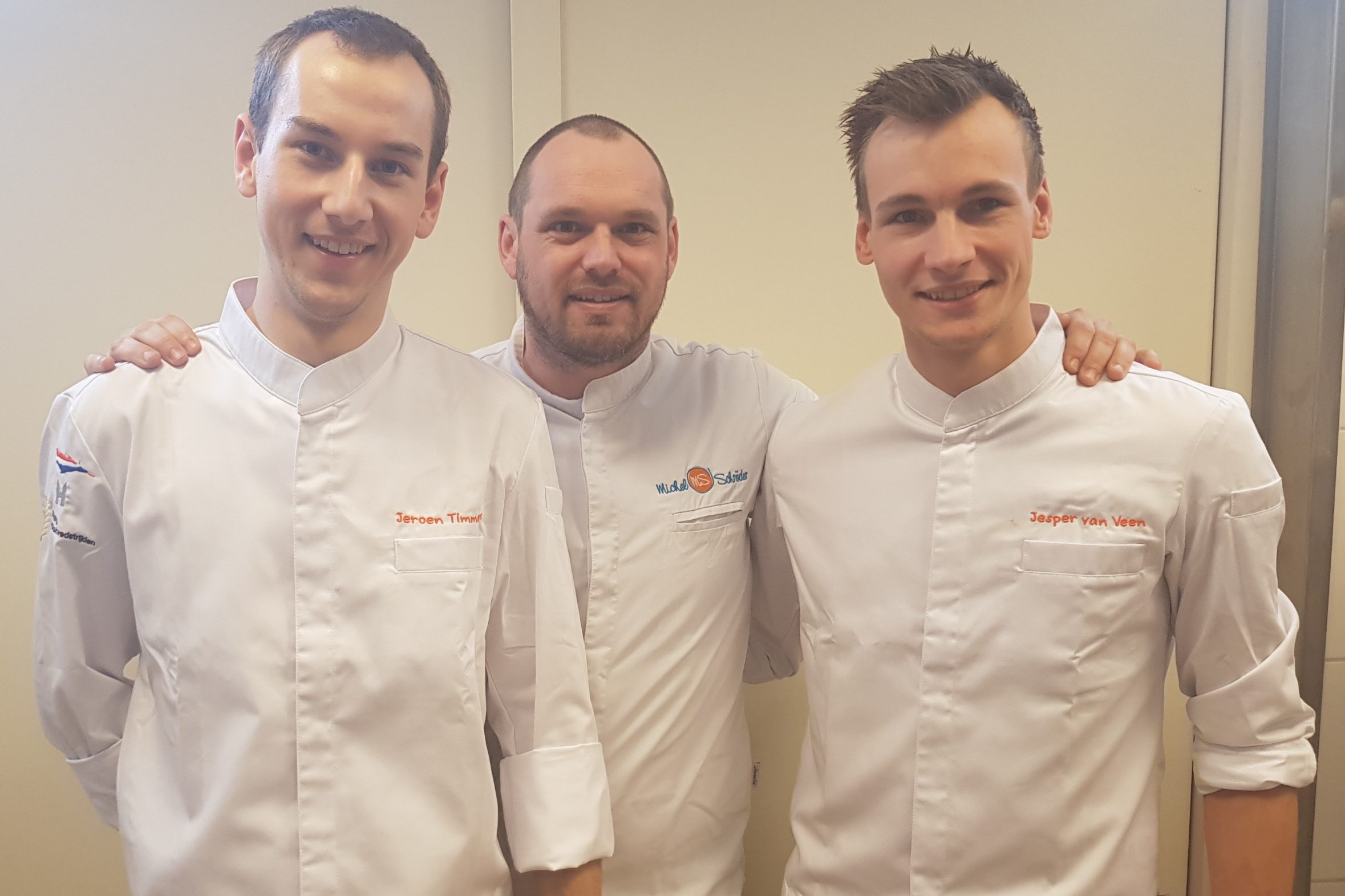 Nederlands jeugdteam na afloop van de laatste training voor het vertrek naar Valencia. 
Foto: Stichting Jeugdvakwedstrijden