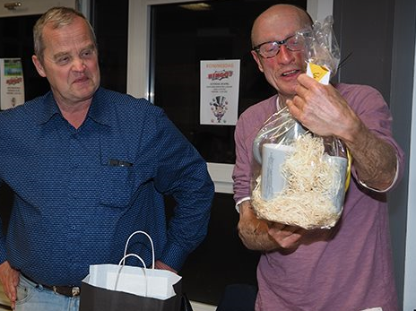 Martin Kroon en Harry Hagdorn lichtten zelf de mede-ondernemers in de buurt in. 
Foto: fb