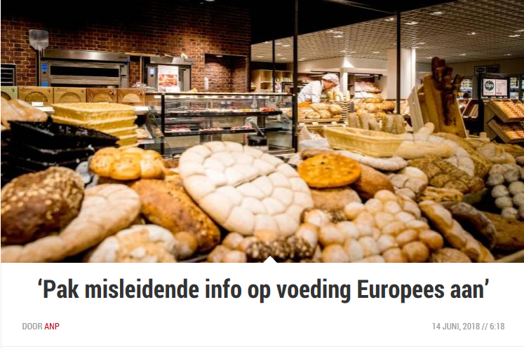 Door het oorspronkelijk bericht dat door het ANP is verspreid, wordt de consument op het verkeerde been gezet. Het onjuiste bericht is schadelijk voor het imago van brood, aldus NBC
