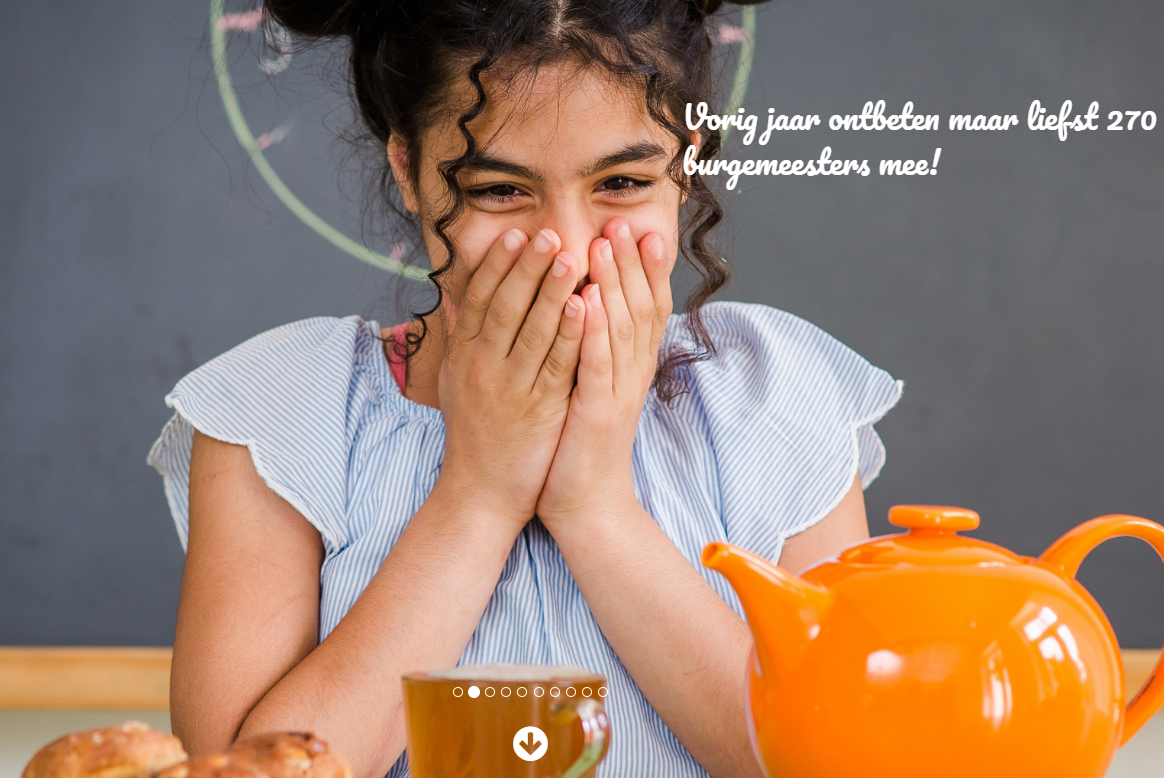 Ook burgemeesters kunnen zich inschrijven voor het ontbijt.

Foto: Nationaal Schoolontbijt