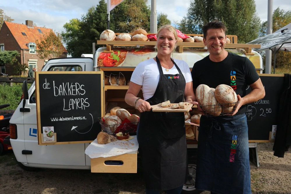 De Bakkers Lamers dragen hun steentje bij aan de Dutch Agri Food Week.
Foto: Lamers