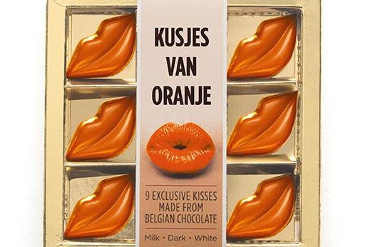 Chocolade Kusjes krijgen kleurrijke boost