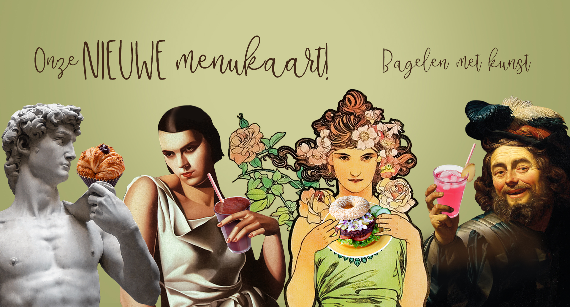 Bagels & Beans zet kunst op de menukaart