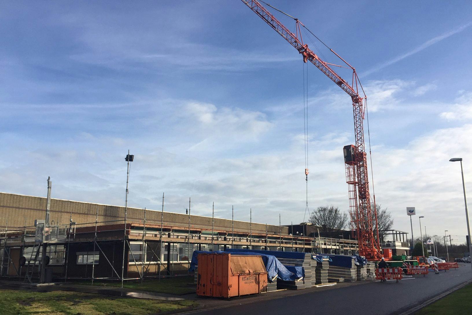 Verbouw voor kantoren in Leeuwarden. Foto Royal Steensma