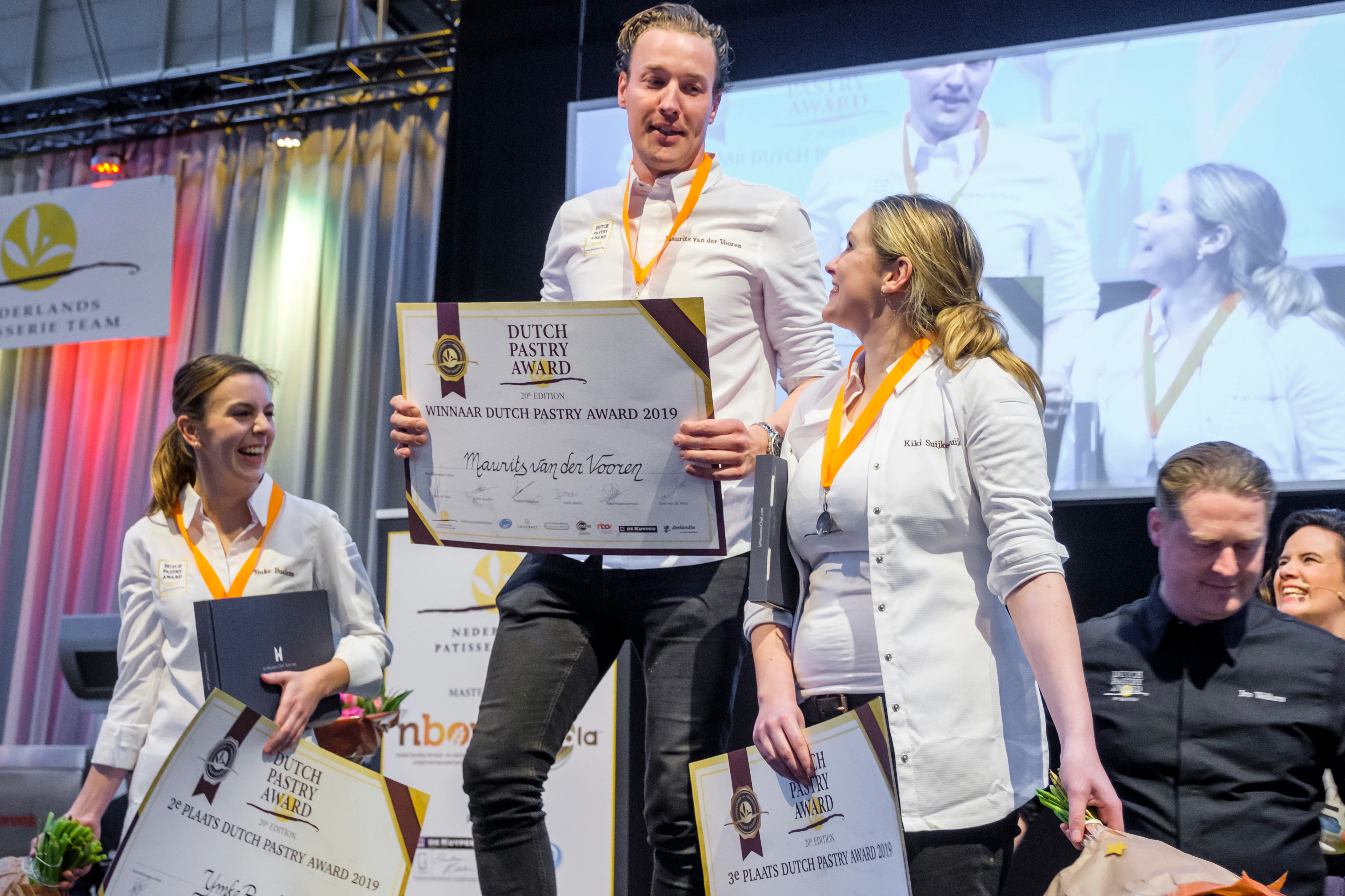 Kiki Suijkerbuijk, Ymke Buelens en Maurits van der Vooren: de nummers 1, 2 en 3.
Foto’s: Roel Dijkstra / Joep van der Pal