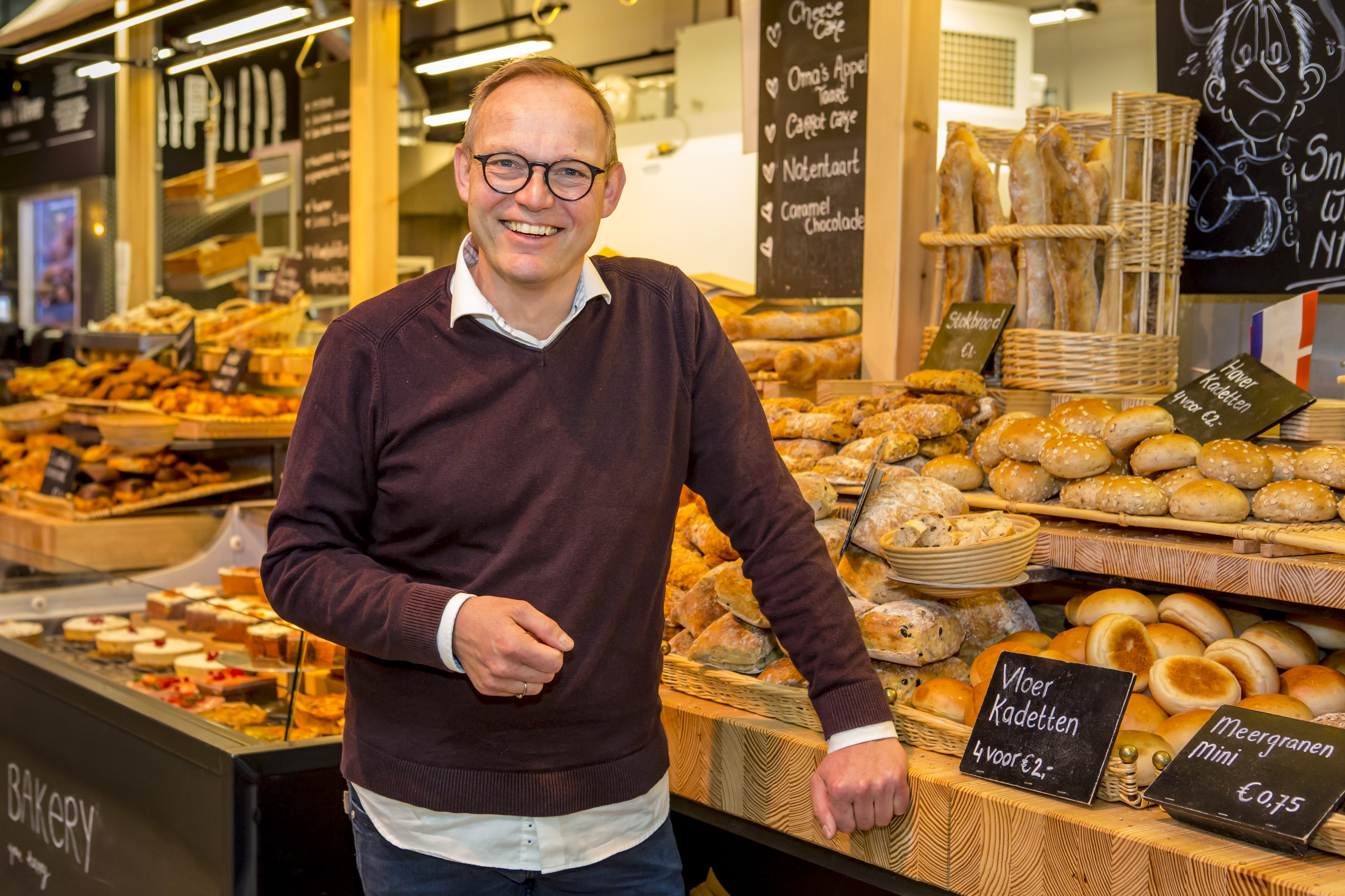 Bart Schuitemaker: ‘Ik voel me verbonden met de ambachtelijke bakker. Als deze innoveert, blijft ambacht voortbestaan.’
Foto’s: Dutch Photo Agency