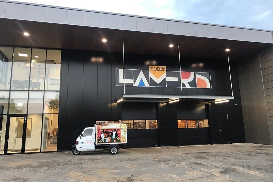 De nieuwe productielocatie van De Bakkers Lamers in Heesch.
Foto: Tenba