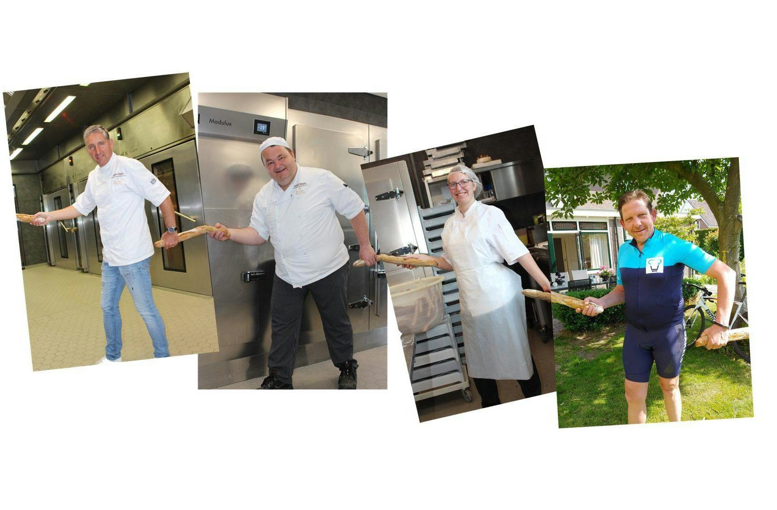 Het estafette-stokbroodje wordt doorgegeven van bakker op bakker of toeleverancier.
Foto: Harry van den Besselaar