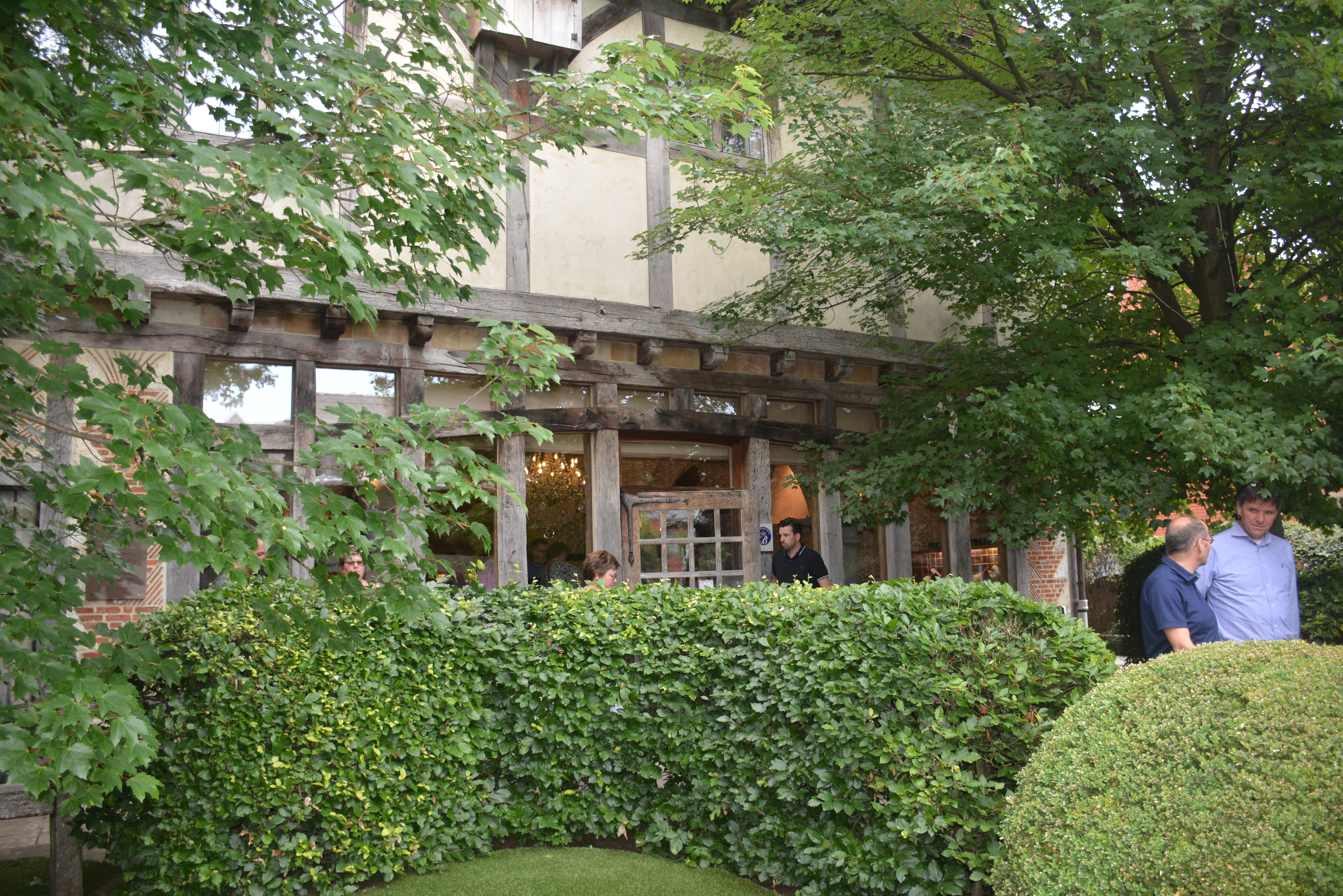 Het pand in Shakespeare-stijl van Bakkerij ‘Het Broodhuys’ in Beerzel.