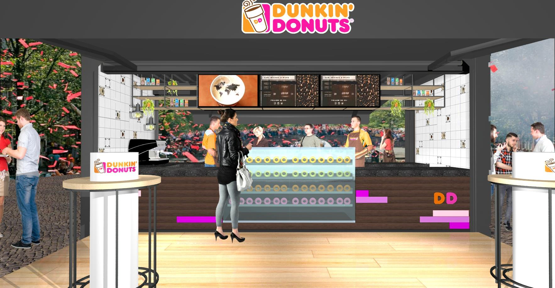 Dunkin' opent popup Store in Zoetermeer