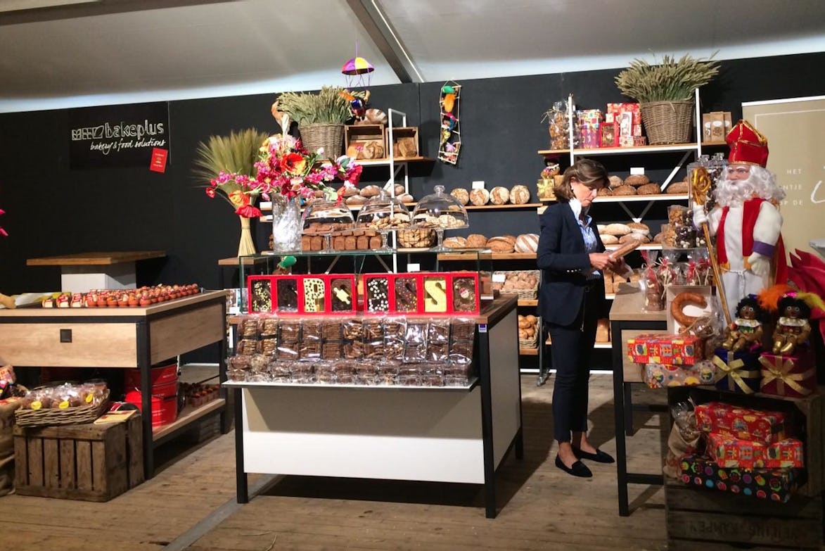 Bakeplus presenteerde tijdens het najaarsevent een mogelijke Sinterklaasaankleding van de winkel.
Foto: Herbert Wiggerman