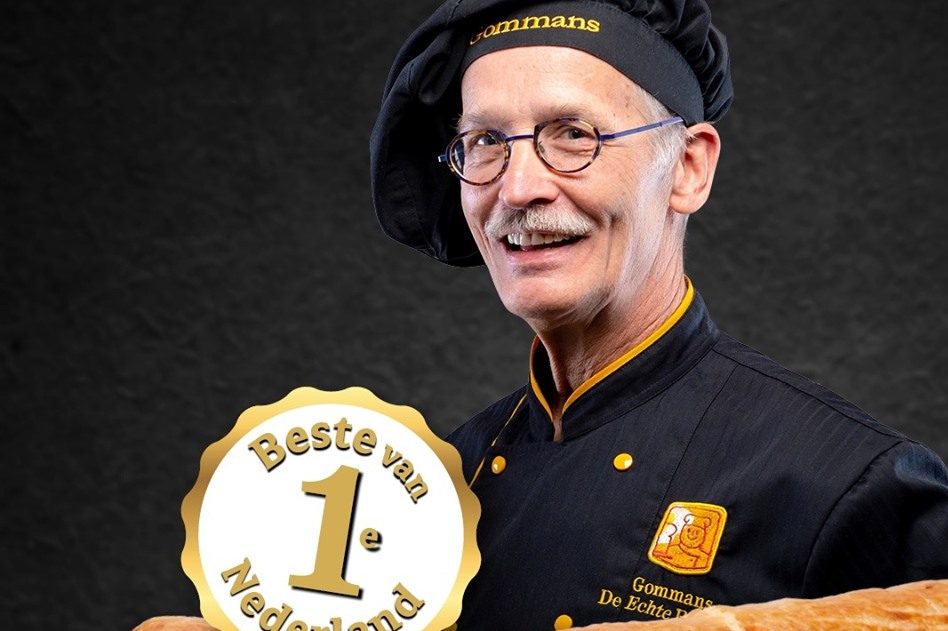 Banketbakker Wim Streng van Echte Bakker Gommans.
Foto: Gommans