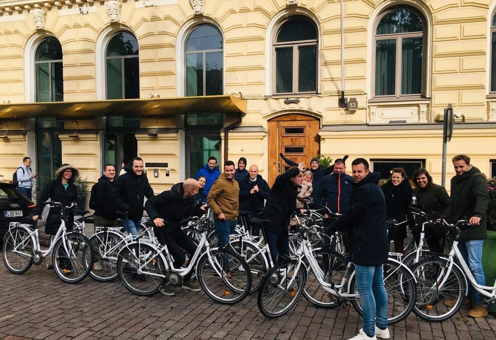 Op de fiets door Helsinki.
Foto's: Bakery Nexus