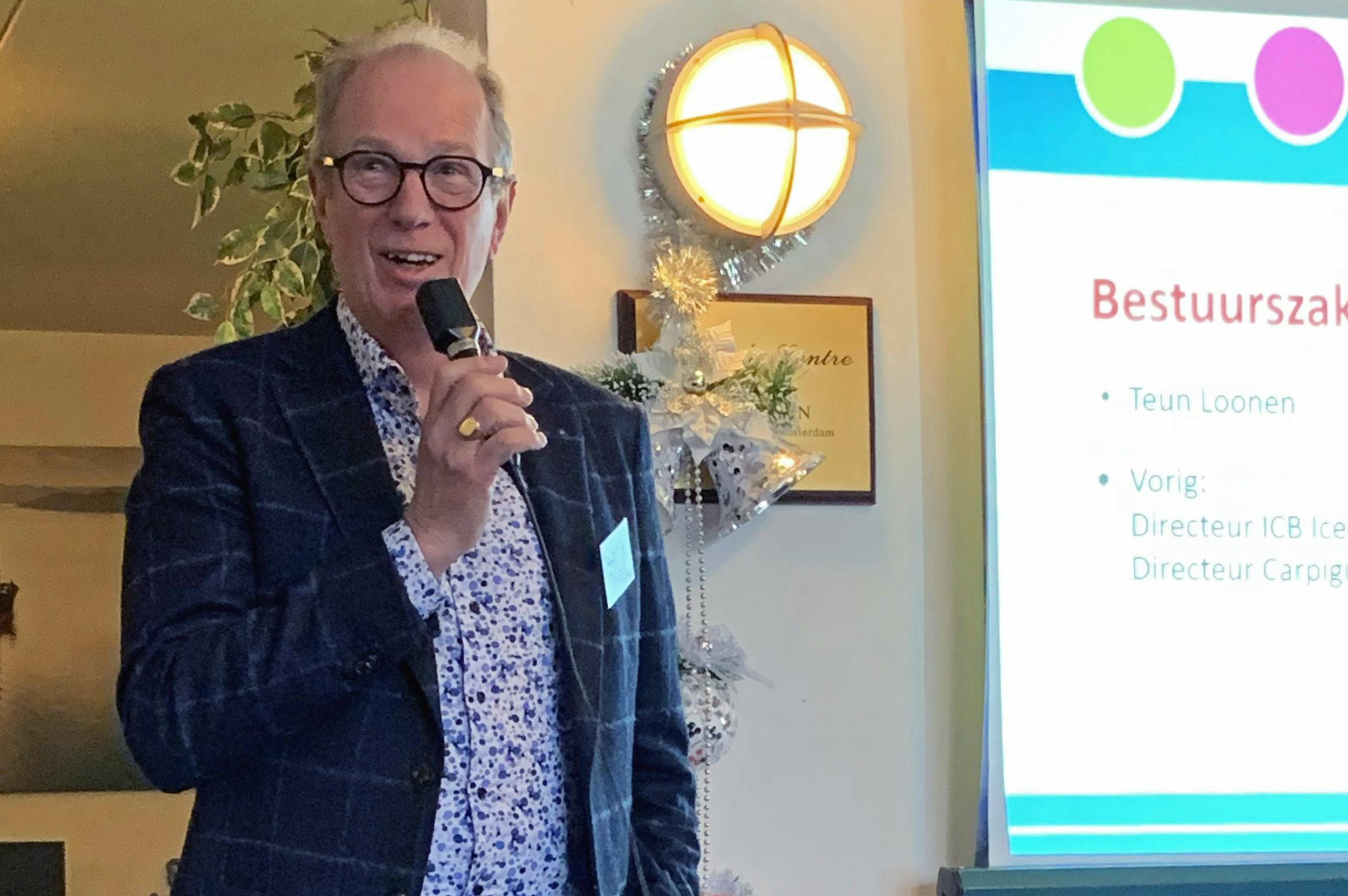 Teun Loonen is de nieuwe voorzitter van de Vereniging Ambachtelijk IJscentrum.
Foto: Clara Bloemhof