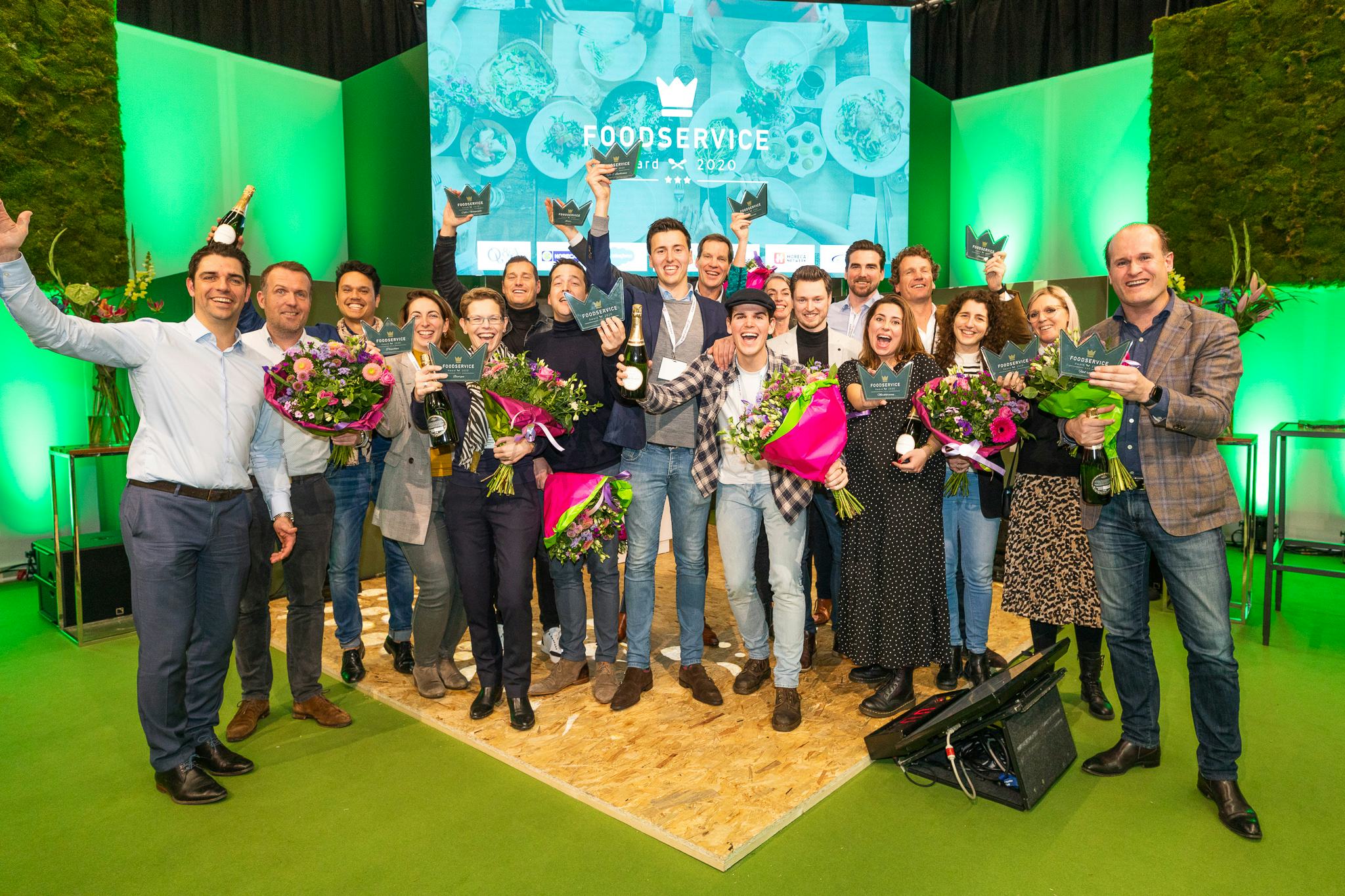 Brownies&downieS wint Foodservice Award 2020.
Foto: Horecava