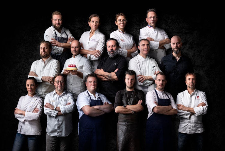 De topchefs uit Europa die een ode brengen aan 100 jaar Debic. 
Foto: Debic