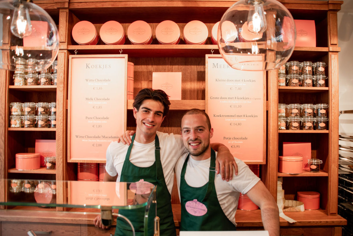David Vorst (l) en Alain Leons zijn Het Koekemannetje begonnen.
Foto: Het Koekemannetje