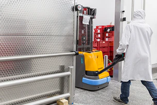 Op koel- en vriesdeuren is energie te besparen.
Foto: Metaflex Doors