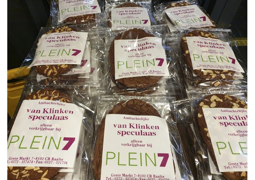 De originele Van Klinken speculaas van Plein 7.
Foto: Plein 7