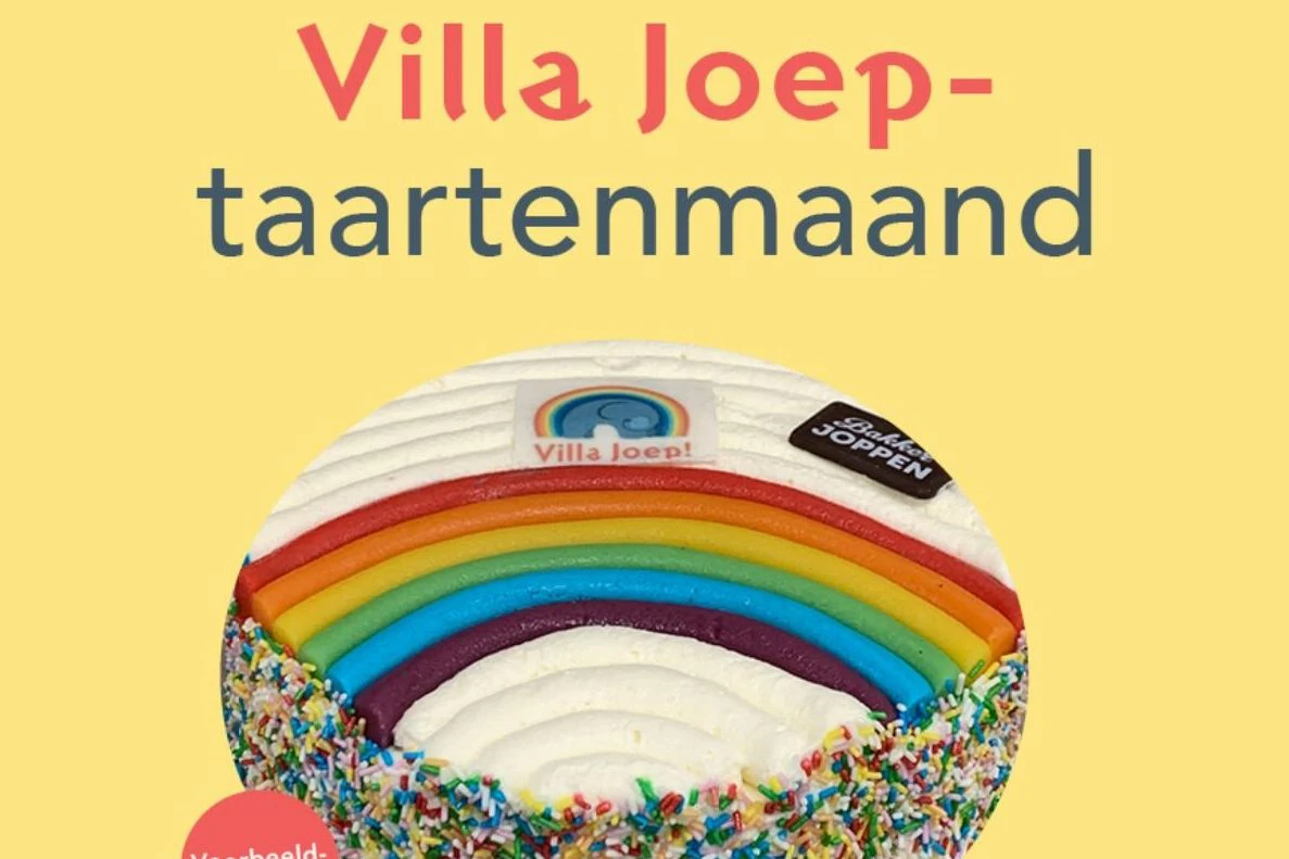Voorbeeld van een creatie voor de Villa Joep-taartenmaand