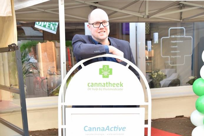 Remo Nijenhuis van de Cannatheek in Enschede.