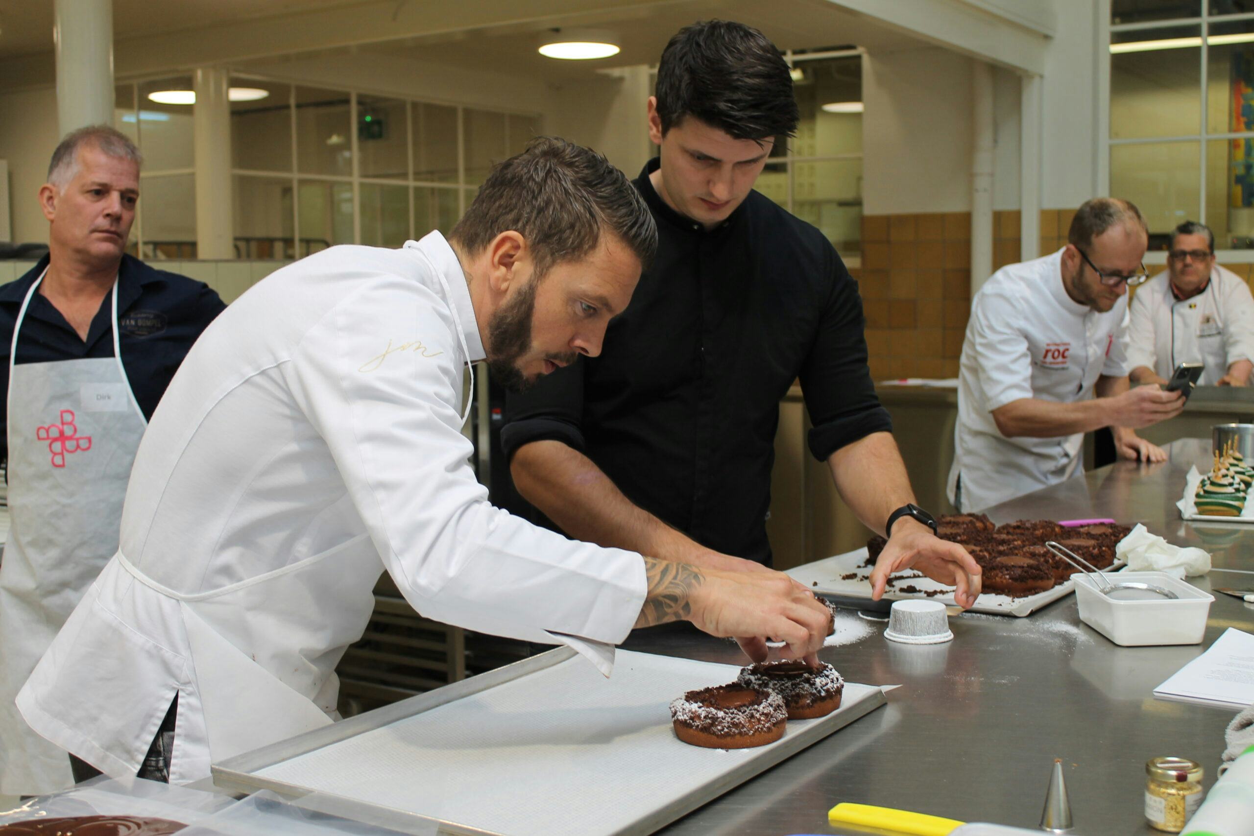 Viennoiserie-meester Johan Martin en Roel Wagenaar van Holy Sweets.